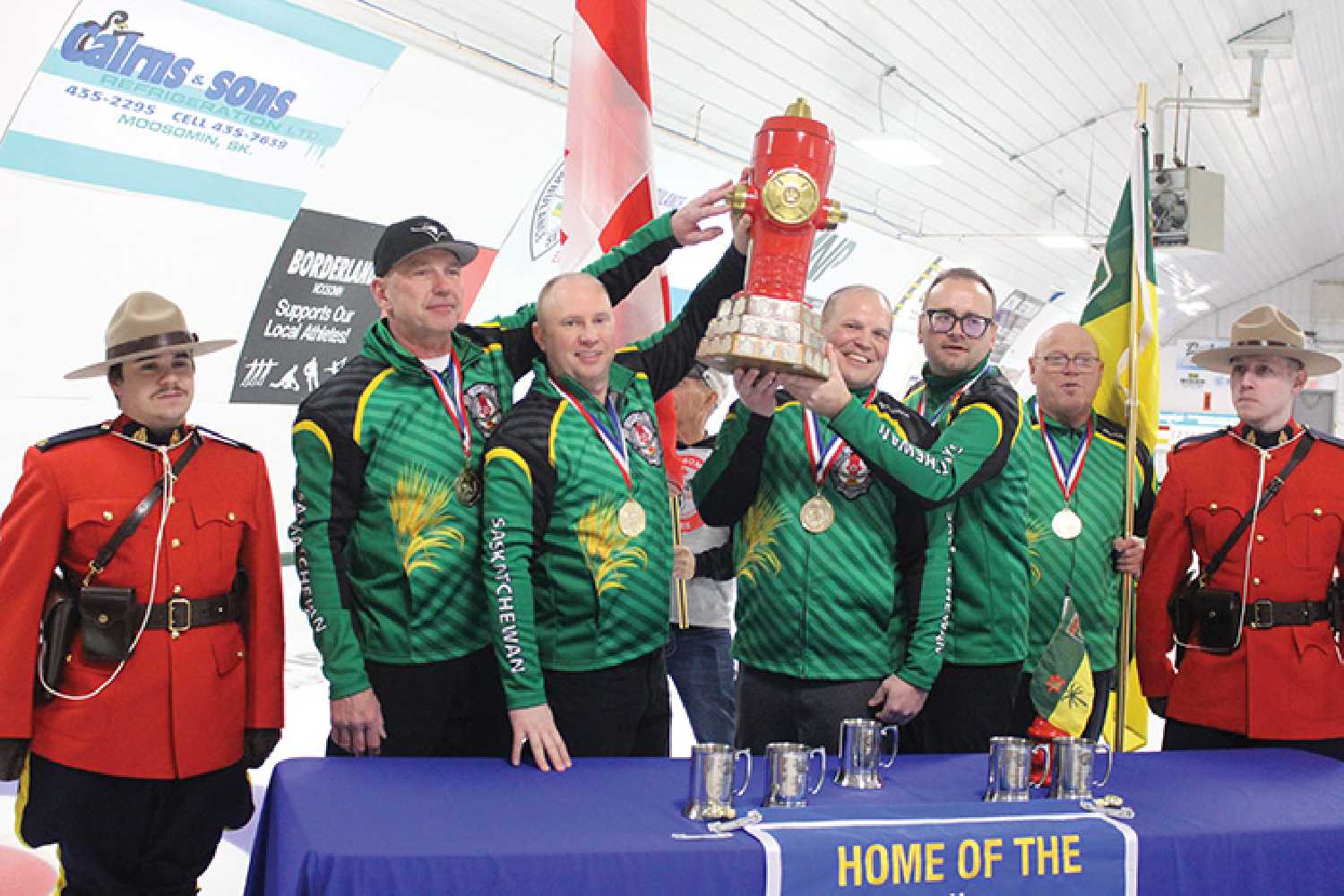 Saskatchewan won the gold medal at the Canadian Firefighters Curling Championships in Moosomin. Alberta won silver and Ontario took the bronze.